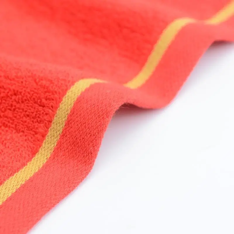 Red Pure Cotton Square Towel for Men Women Wedding Absorbent - Image 6