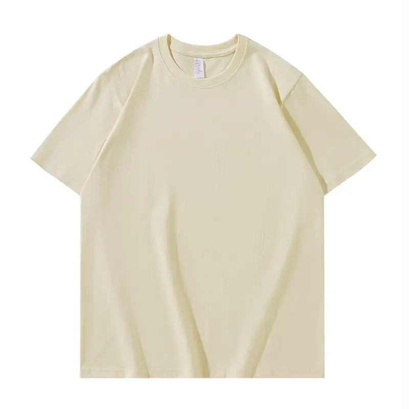 Pink Cotton T-Shirt for Men Loose Round Neck - Image 12
