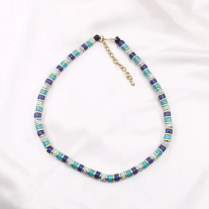 Turquoise Medieval Cross-Border Jewelry Set — feature 8