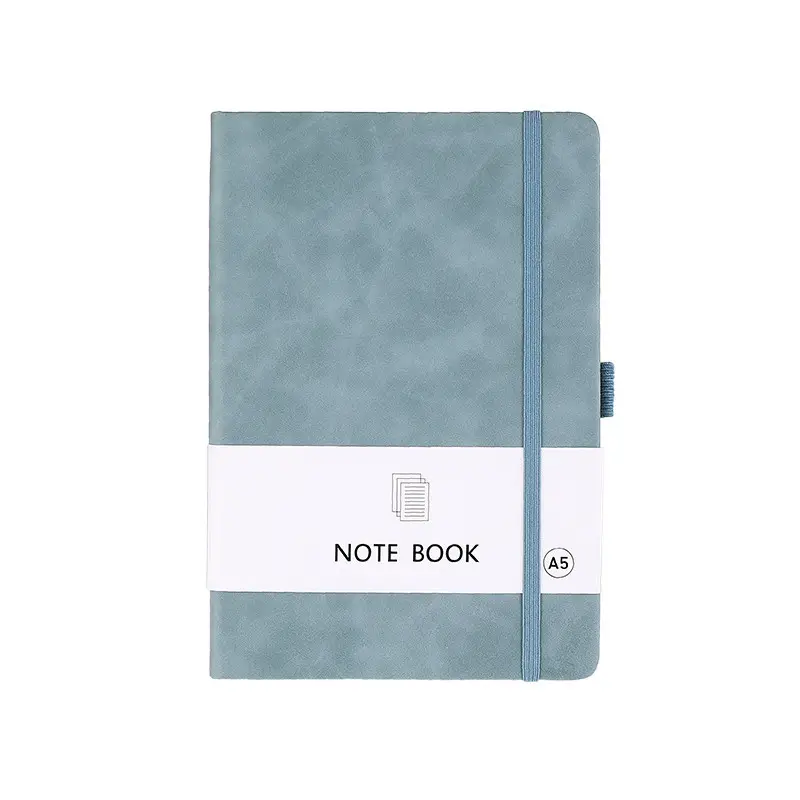 A7 Elastic Strap Memo Notebook 80x112mm Peach - Image 20