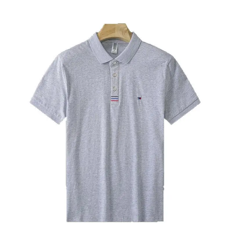 2025 Men Black Polo T-Shirt Half Sleeve Casual Wear - Image 9