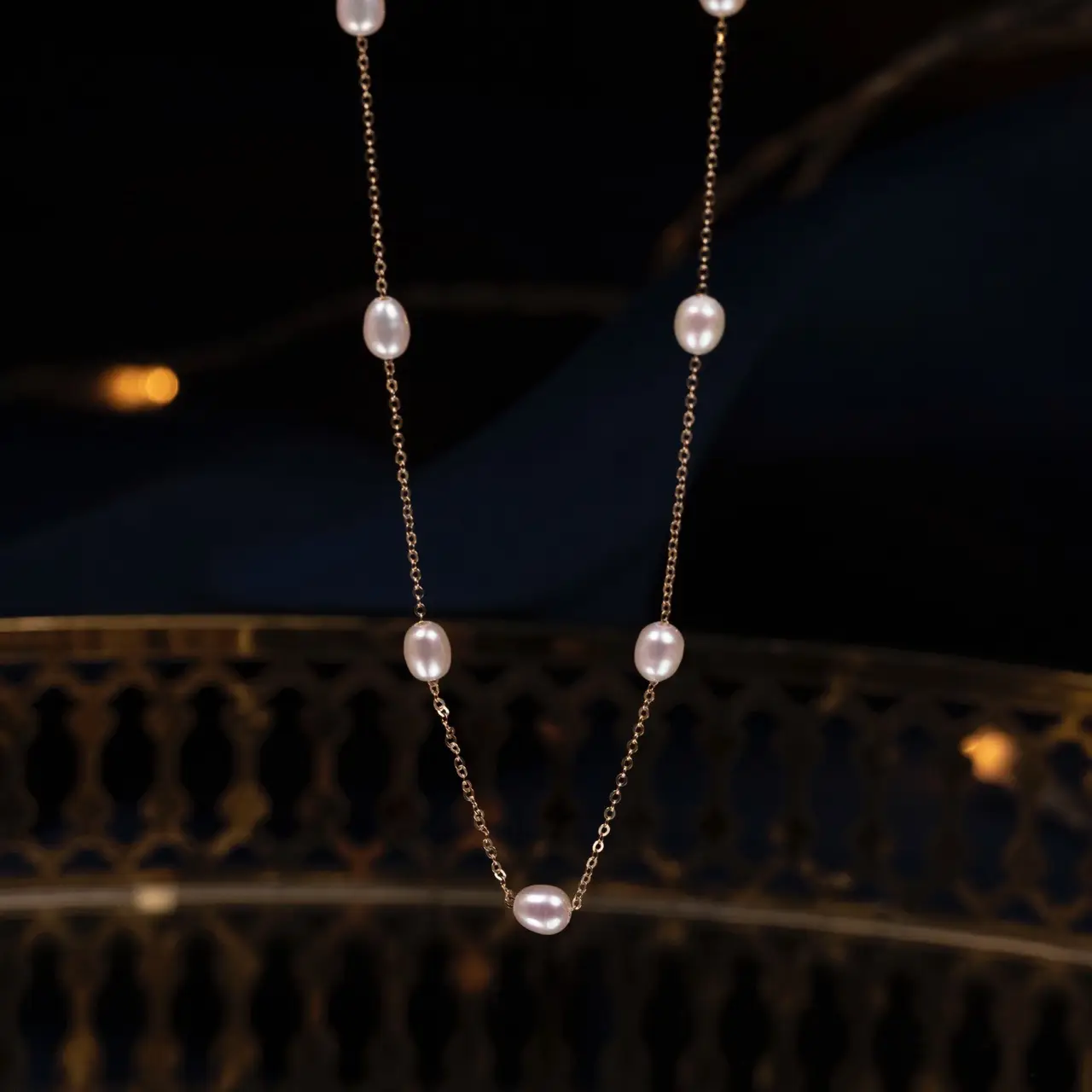 S925 Silver Pearl Clavicle Necklace for Women