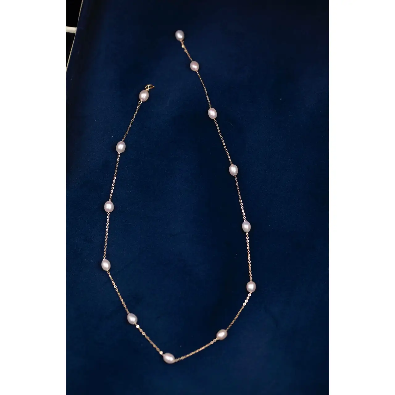 S925 Silver Pearl Clavicle Necklace for Women