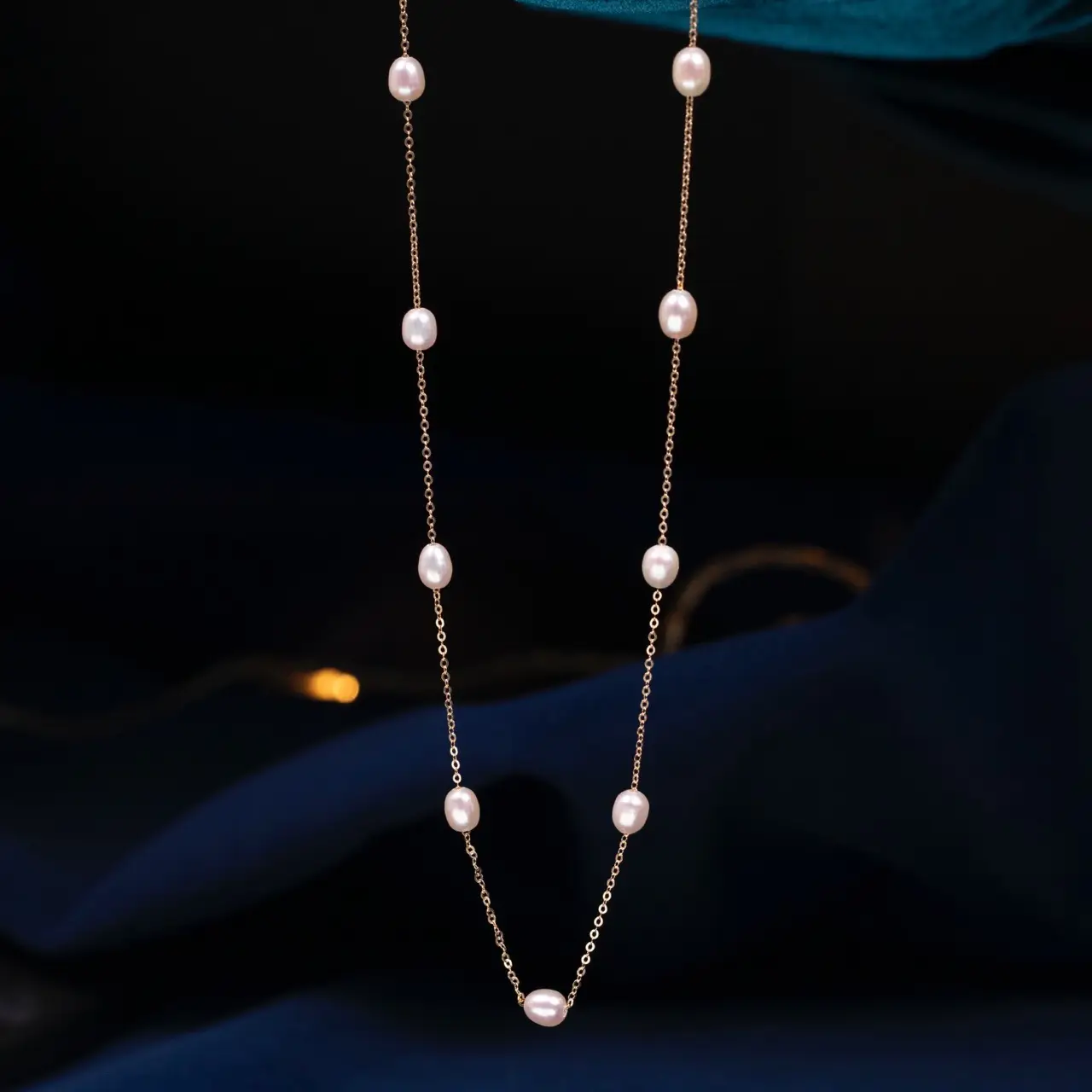 S925 Silver Pearl Clavicle Necklace for Women — feature 9
