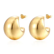 Twisted Stainless Steel Earrings for Women — feature 25