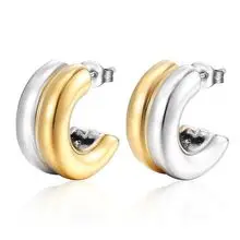 Twisted Stainless Steel Earrings for Women — feature 27
