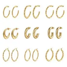 Twisted Stainless Steel Earrings for Women — feature 31