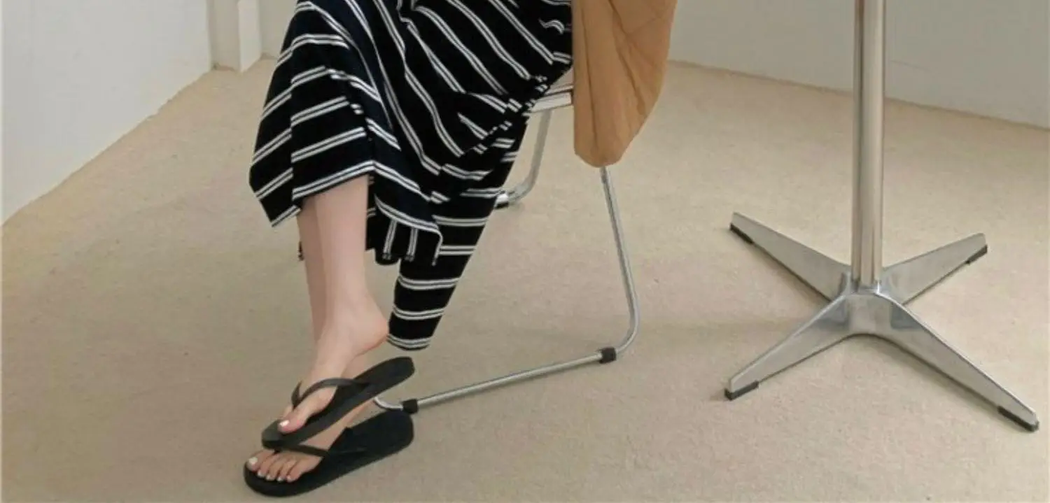 Women Korean Style Striped Dress 2025 Summer Loose Casual — feature 7