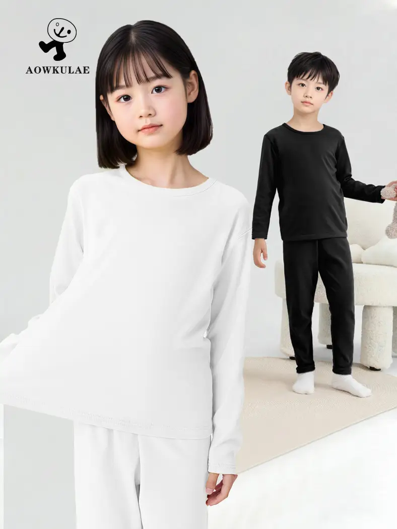 New Boys' Pure Cotton Long Sleeve T-Shirt Peach - Image 14