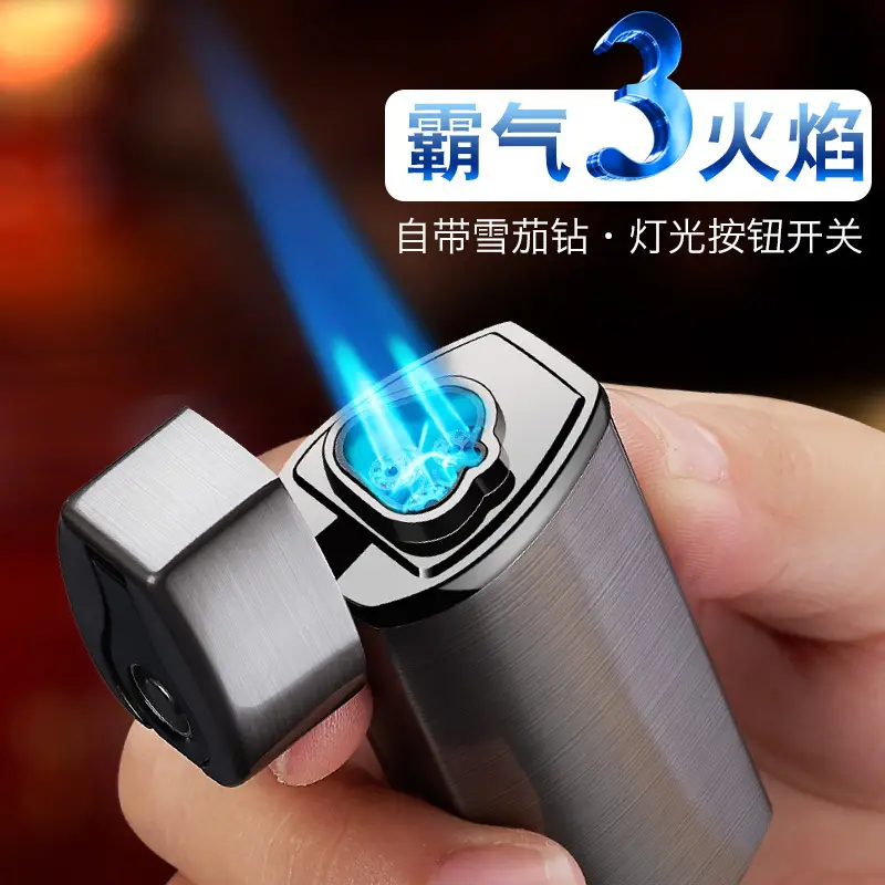 Electric Lighter with Blue Flame & USB Charging - Image 8