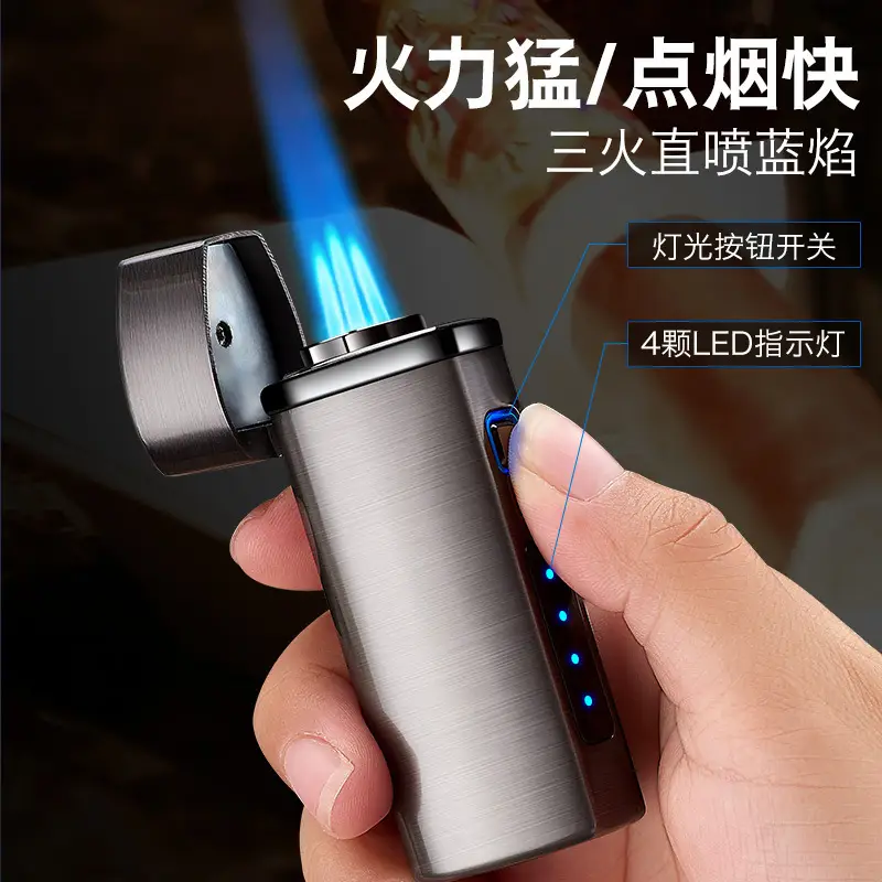 Electric Lighter with Blue Flame & USB Charging - Image 9
