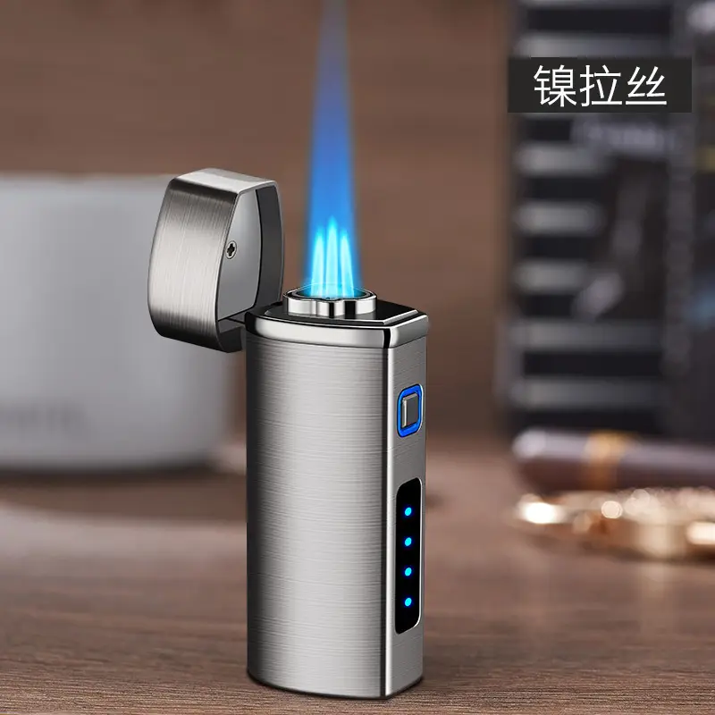 Electric Lighter with Blue Flame & USB Charging - Image 3