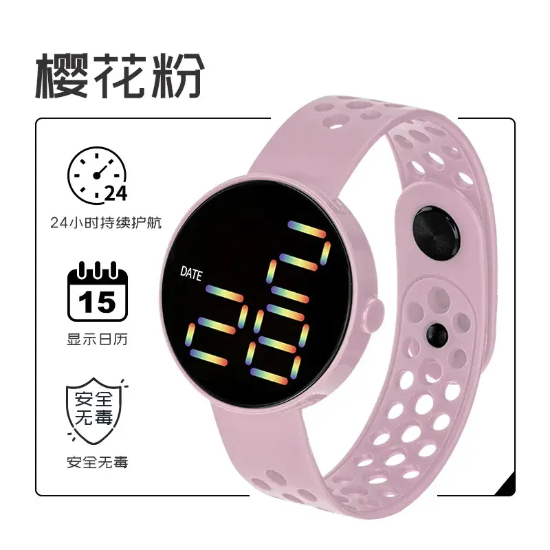 Digital Waterproof Watch for Men Women with LED Display - Image 3