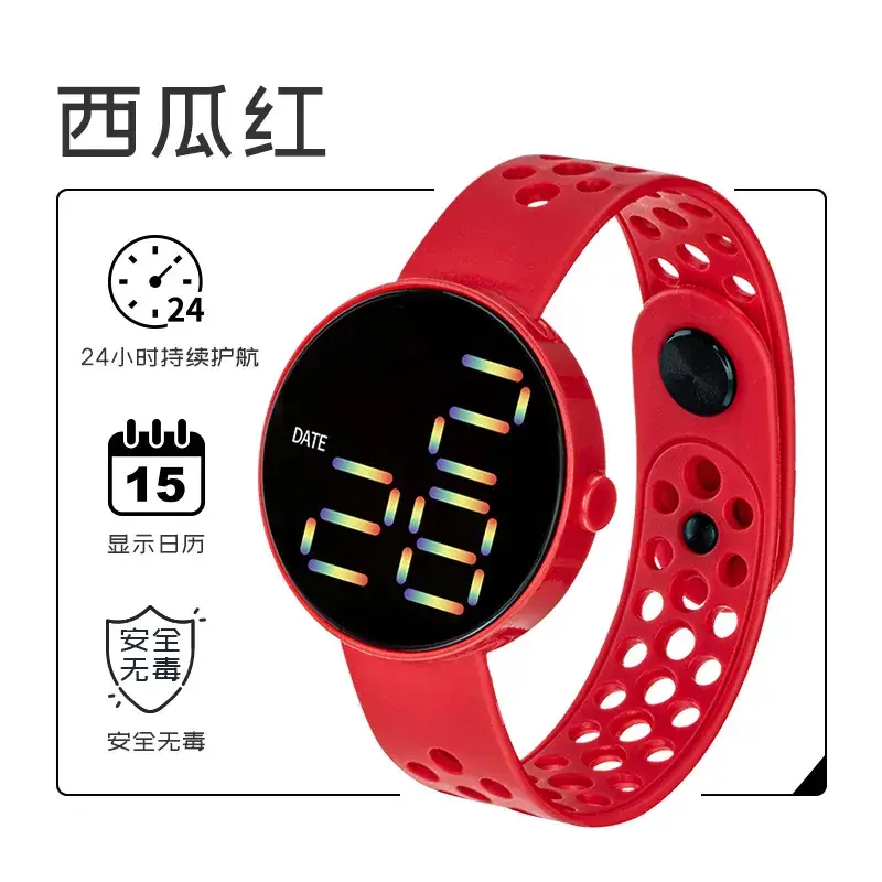 Digital Waterproof Watch for Men Women with LED Display - Image 5