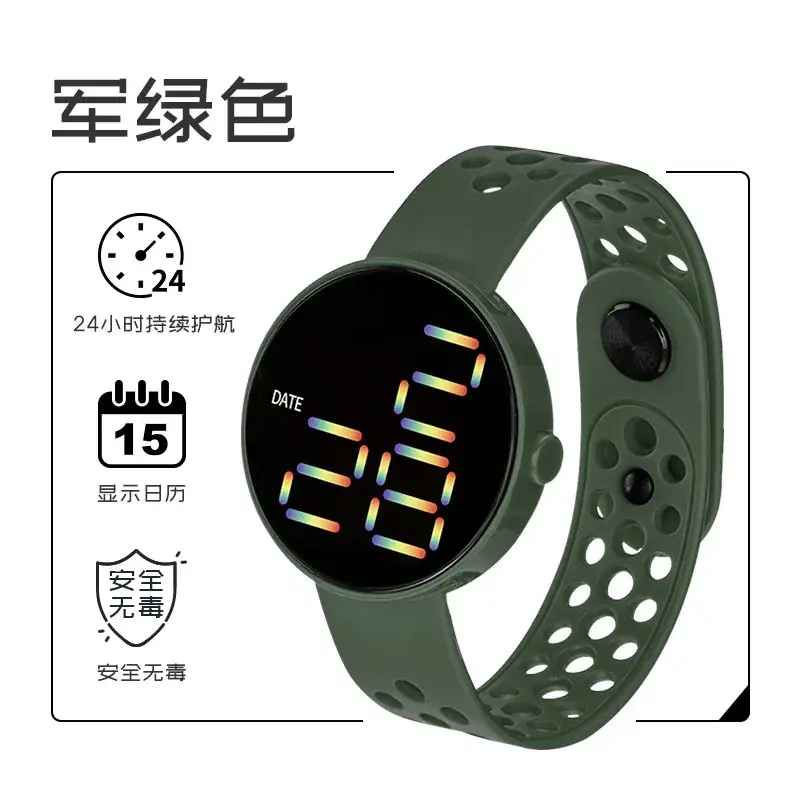 Digital Waterproof Watch for Men Women with LED Display - Image 6
