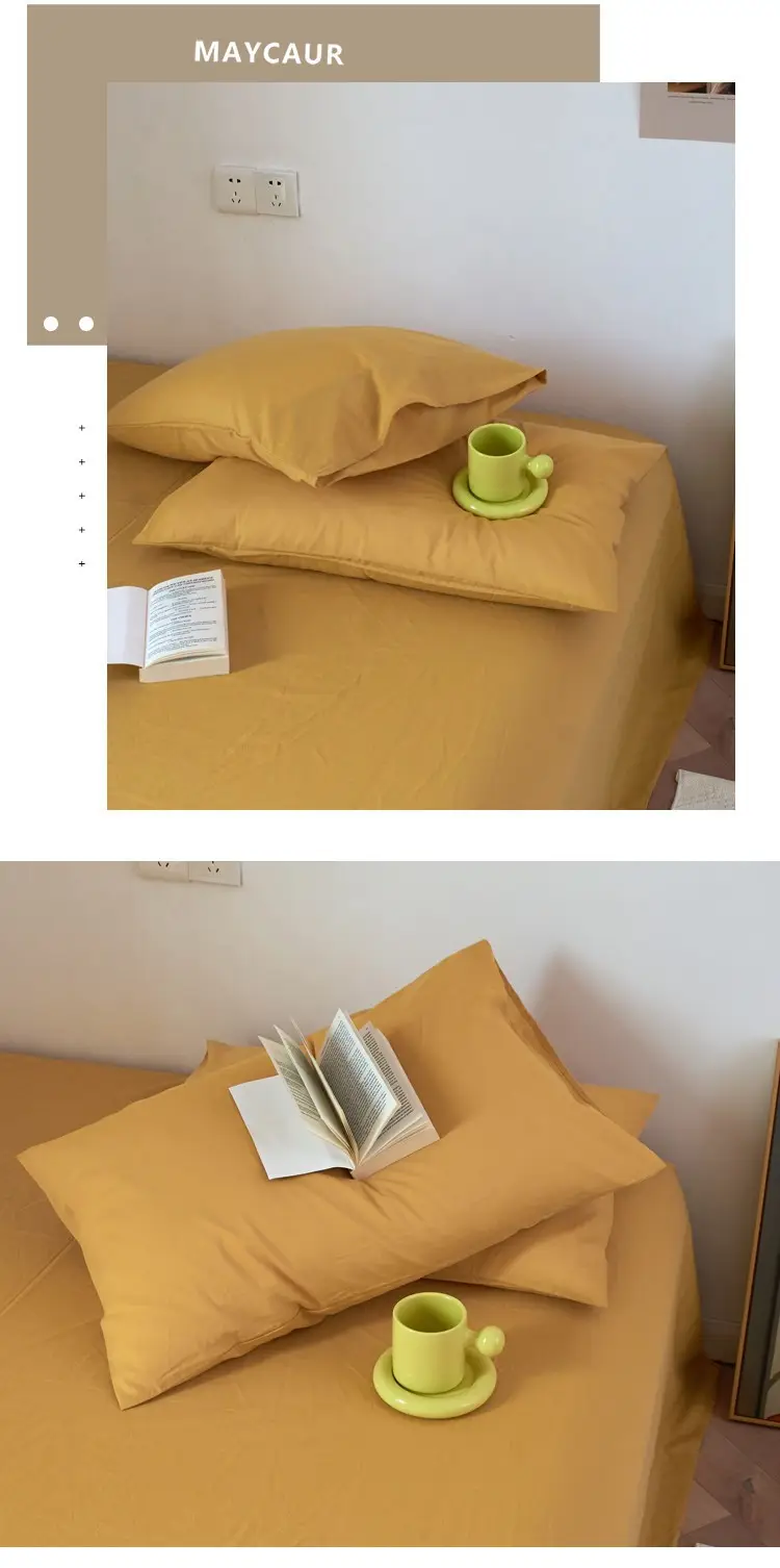 Cotton Pillow Covers Single Size Washable Household Use — feature 6