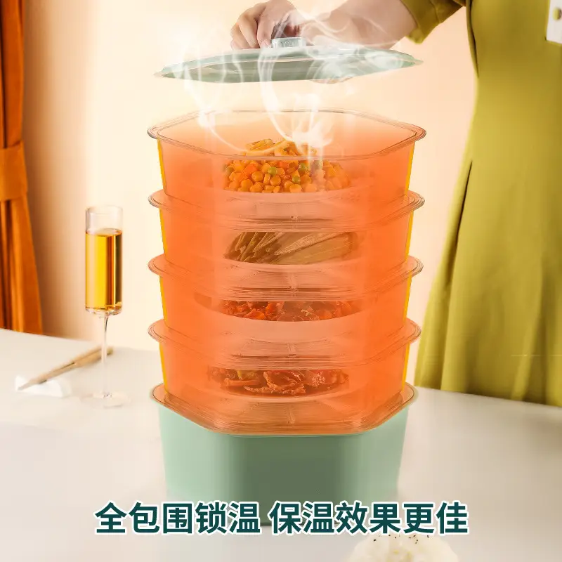 Multi-Layer Heat Preservation Vegetable Cover Transparent Dustproof Rice Cover - Image 15