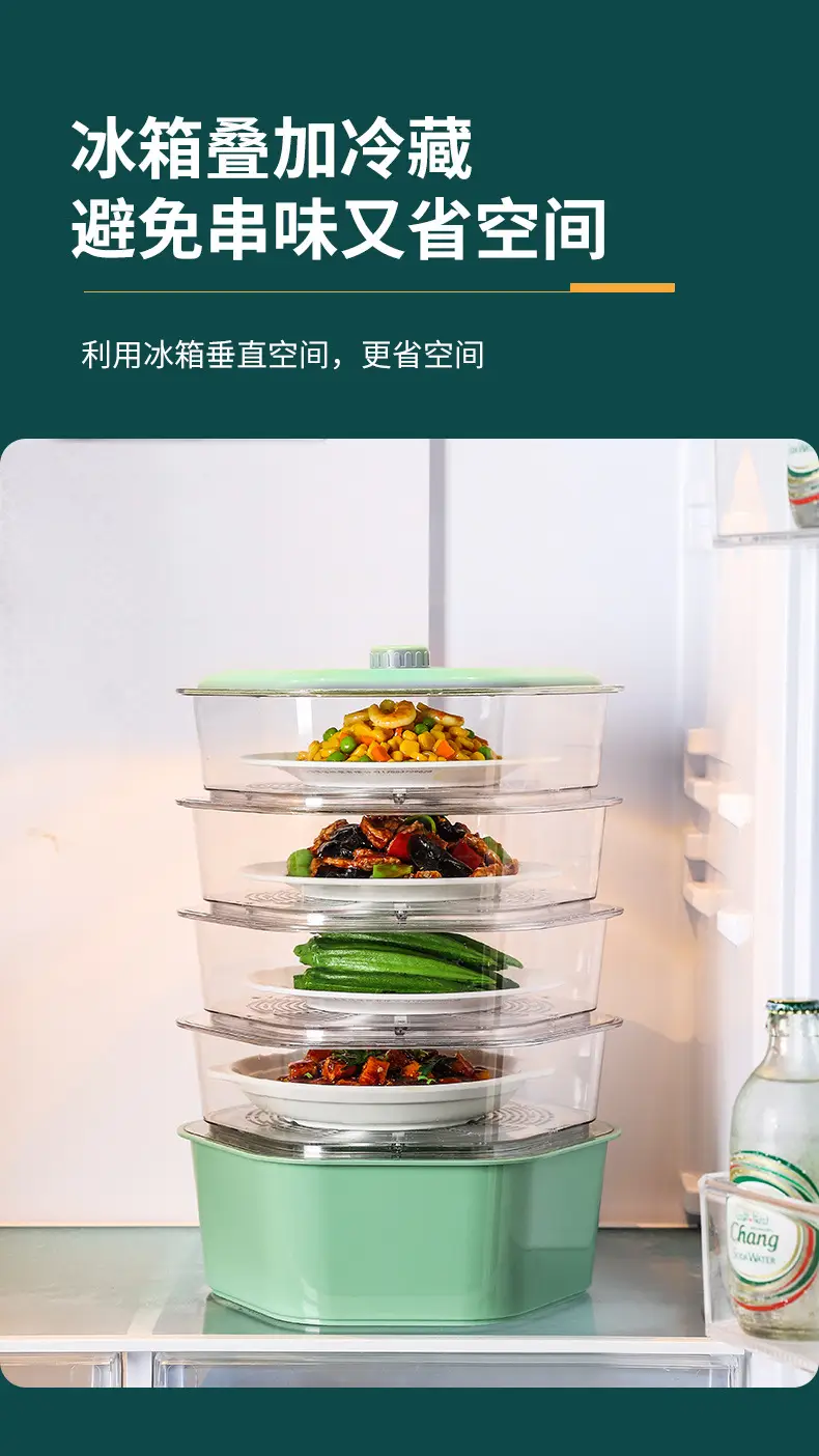 Multi-Layer Heat Preservation Vegetable Cover Transparent Dustproof Rice Cover — feature 13