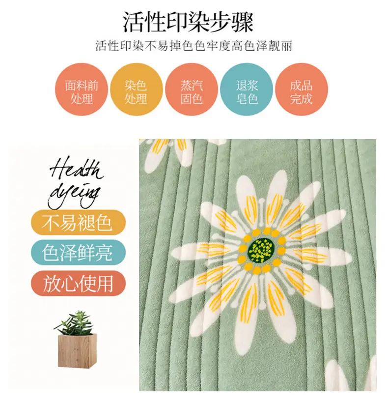 New Pink Three-Layer Lamb Fleece Blanket for Home — feature 19