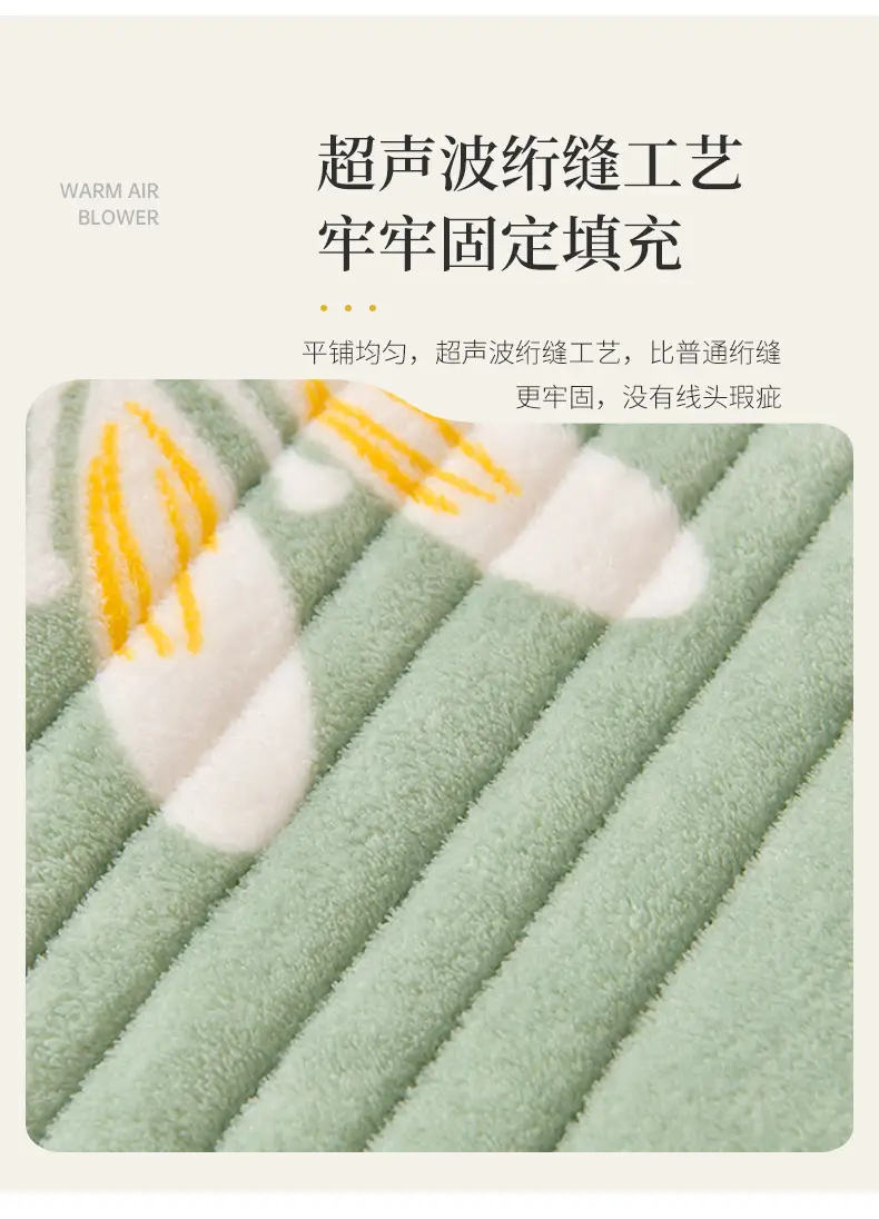 New Pink Three-Layer Lamb Fleece Blanket for Home — feature 20