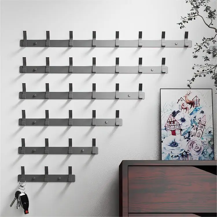 White Wall Hanging Hooks for Bathroom & Kitchen - Image 17