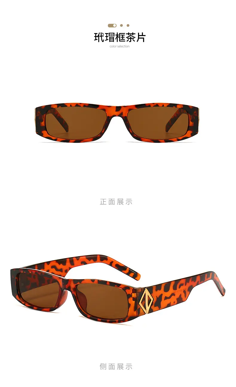 New Rectangular Women Sunglasses European American Small Frame 2024 — feature 13