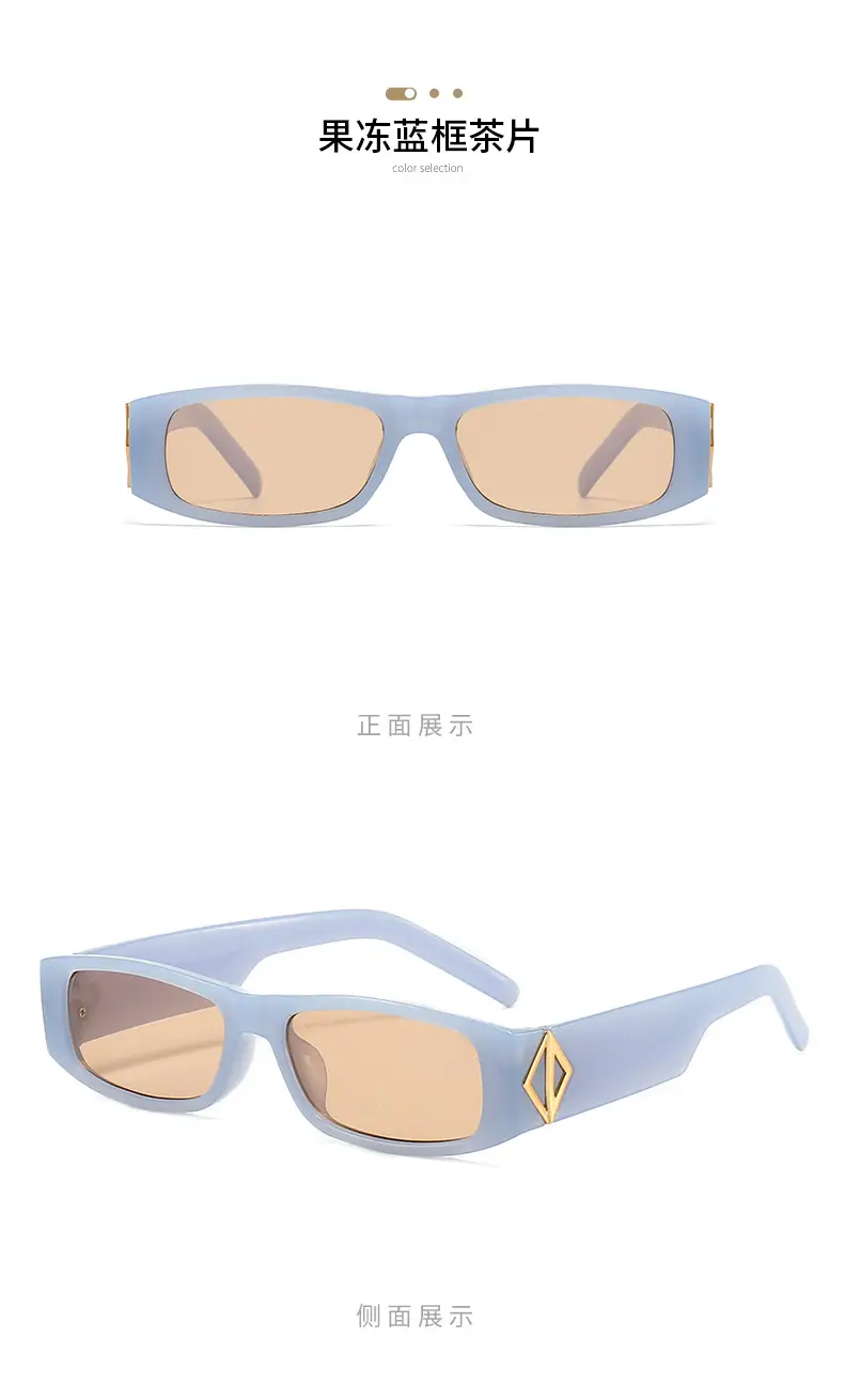New Rectangular Women Sunglasses European American Small Frame 2024 — feature 19