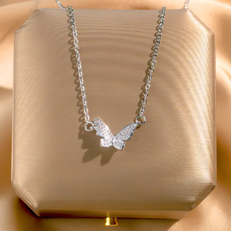 18K Gold Plated Flower Necklace for Women - Image 13