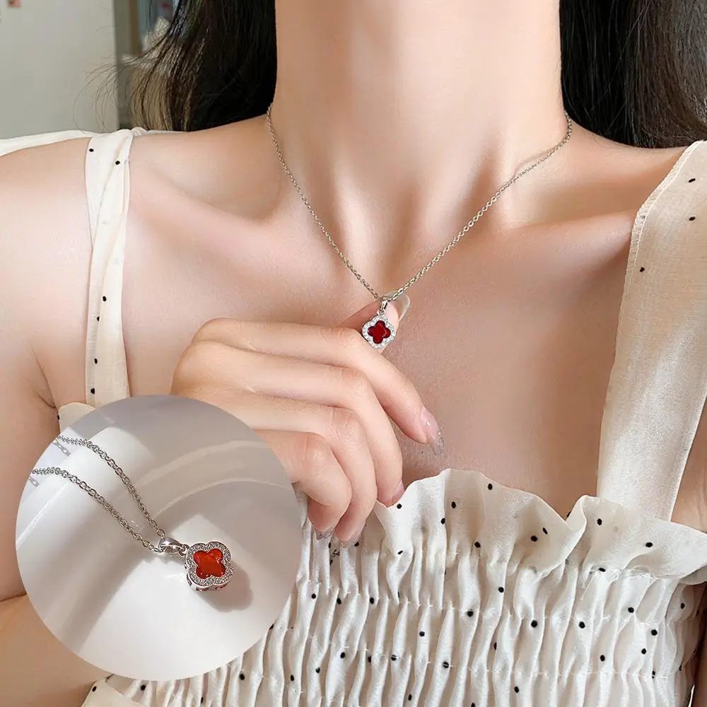 18K Gold Plated Flower Necklace for Women - Image 26