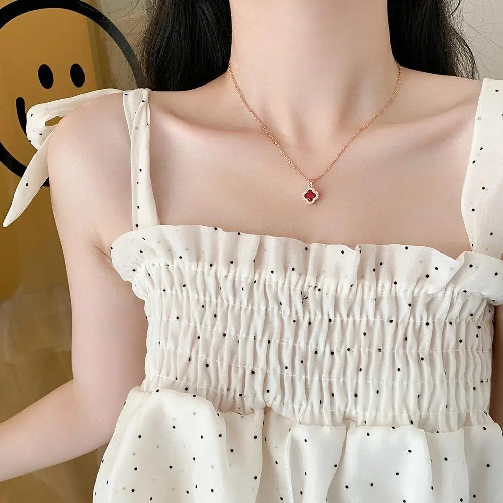 18K Gold Plated Flower Necklace for Women - Image 28
