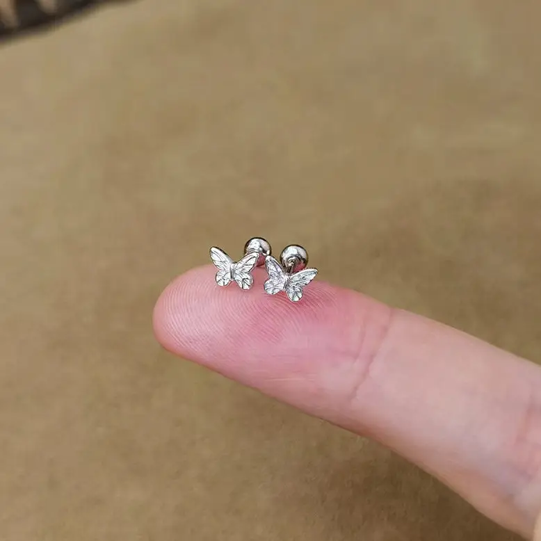 Sterling Silver Butterfly Earrings for Women - Image 5