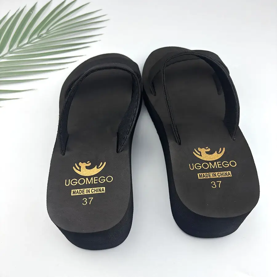 Women's Navy Wedge Sandals Summer Beach Wear — feature 13