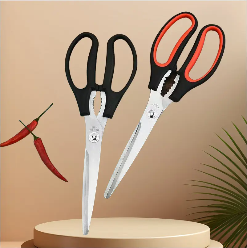 Stainless Steel Kitchen Scissors Full Steel Wholesale - Image 6