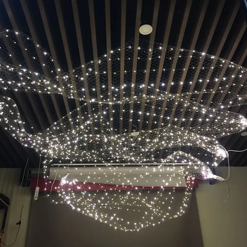 Wedding Starry Sky Mesh Ceiling Decor LED String - Image 2
