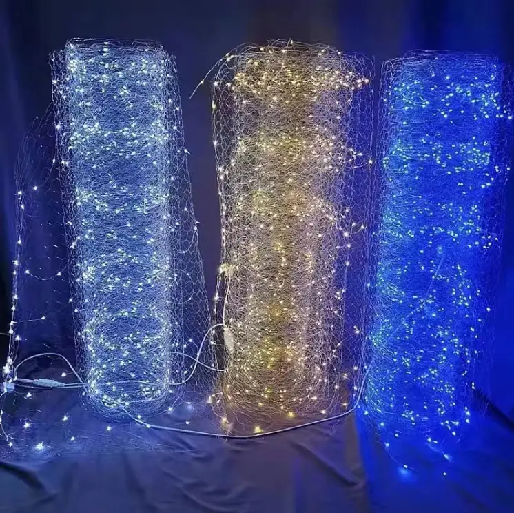 Wedding Starry Sky Mesh Ceiling Decor LED String — feature 12