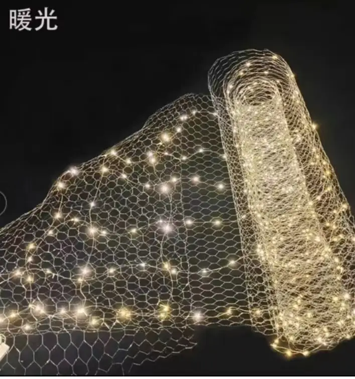 Wedding Starry Sky Mesh Ceiling Decor LED String — feature 13