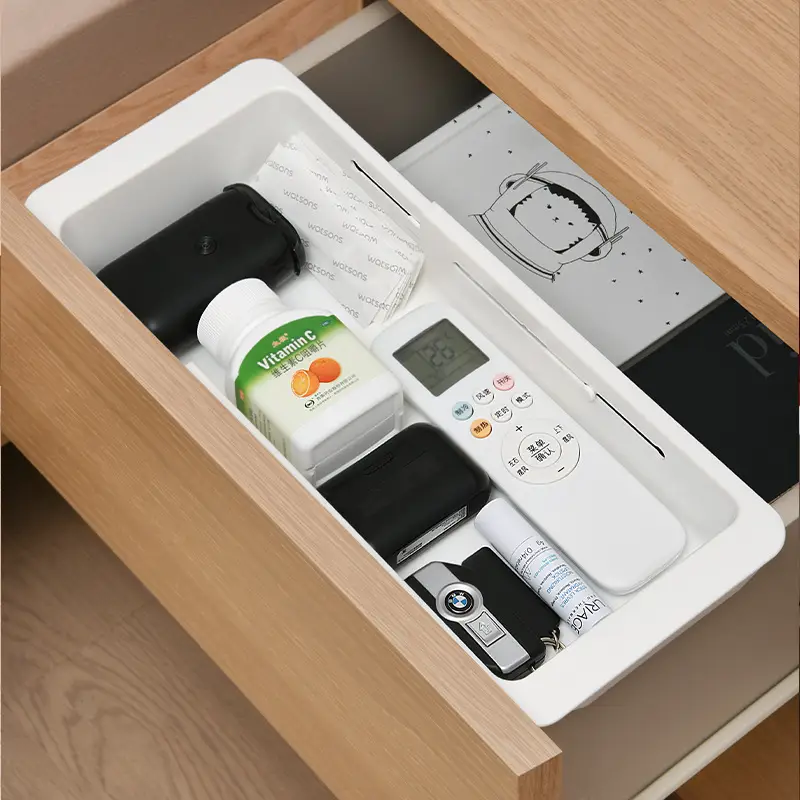 Retractable Drawer Partition for Medicine Stationery Storage - Image 3