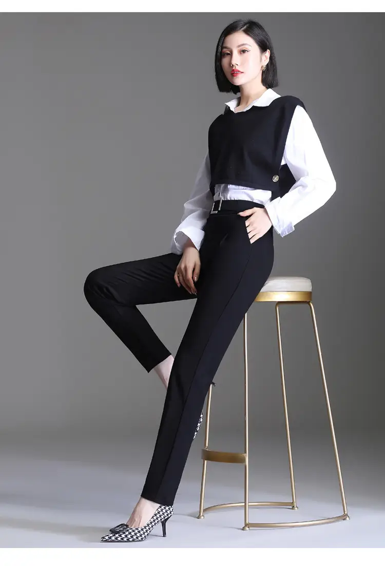 Black Women's High Waist Carrot Pants 2024 — feature 18