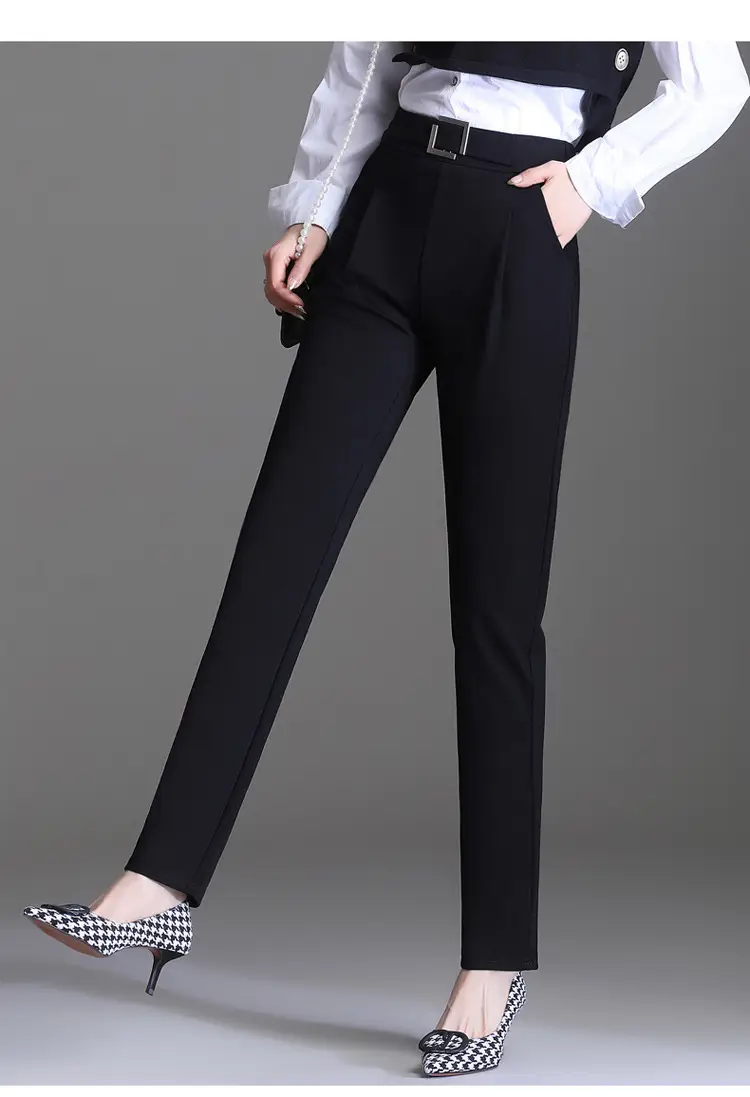 Black Women's High Waist Carrot Pants 2024 — feature 20