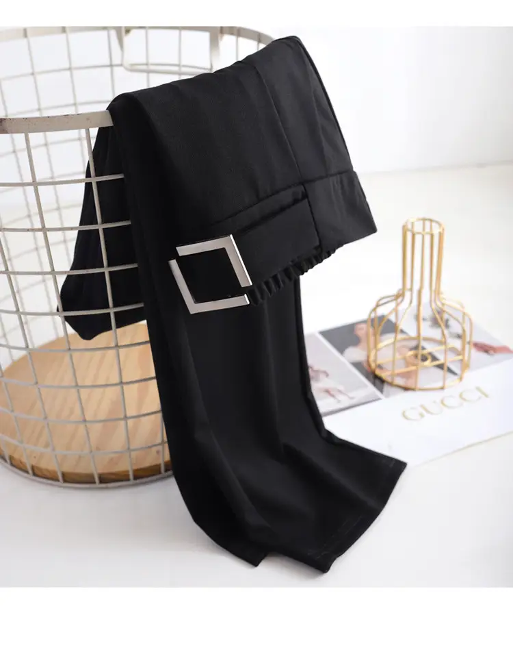 Black Women's High Waist Carrot Pants 2024 — feature 8