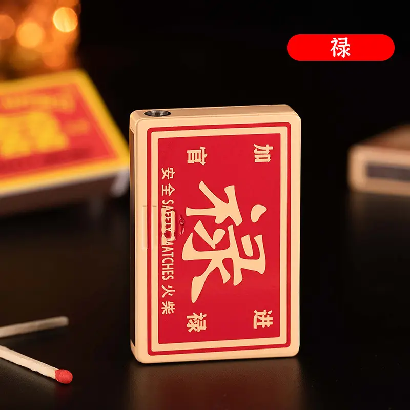 VPro 756 Metal Windproof Lighter DIY Creative Matchbox - Image 2