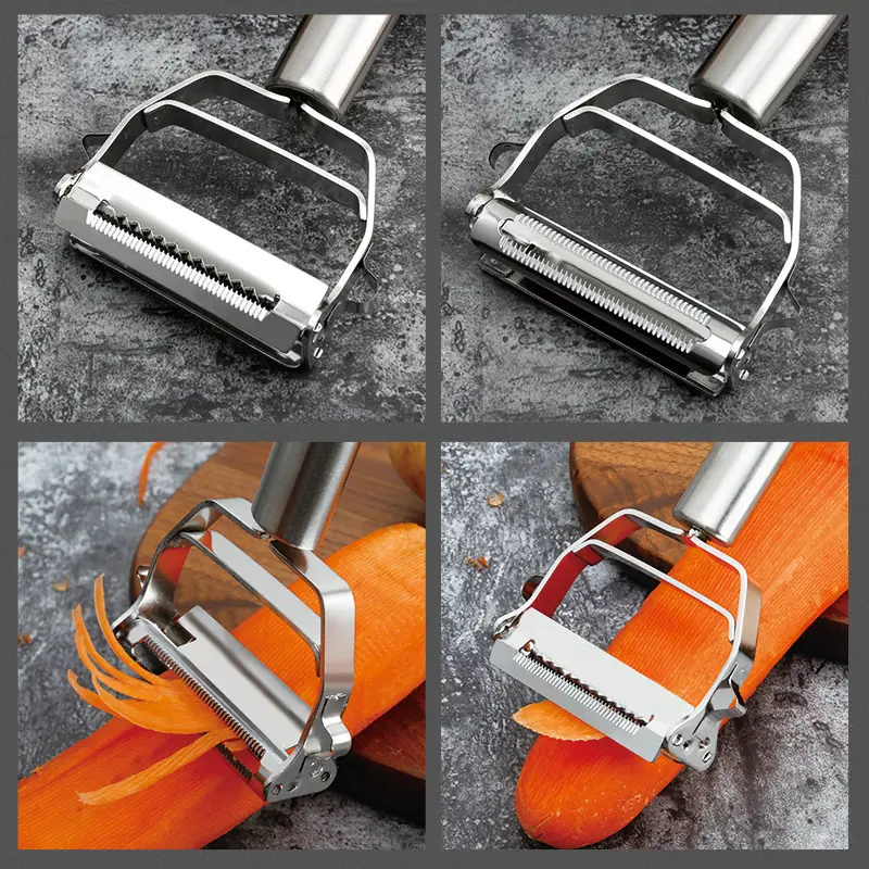 Stainless Steel Double-Head Peeler Potato Melon Shaver - Image 3