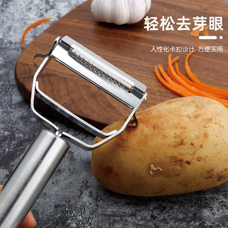 Stainless Steel Double-Head Peeler Potato Melon Shaver - Image 4