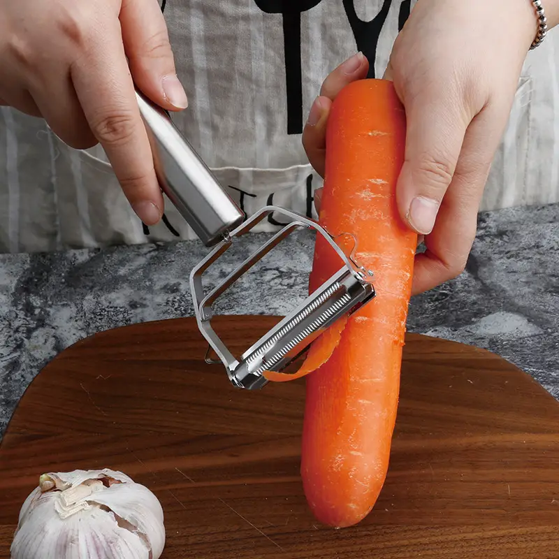 Stainless Steel Double-Head Peeler Potato Melon Shaver - Image 5
