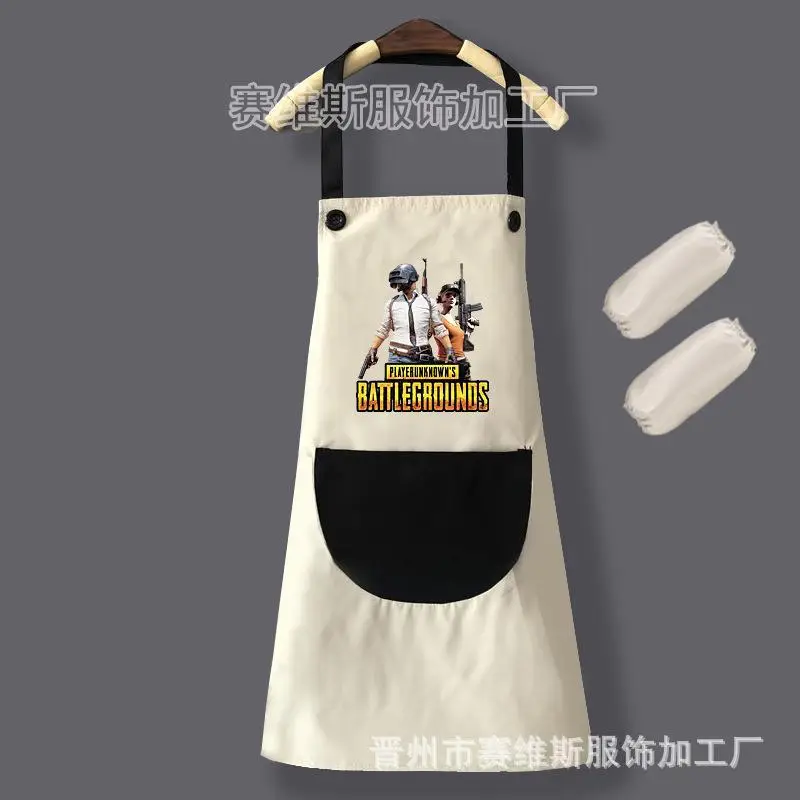 Children's Rainbow Painting Apron Sleeveless Protective Baby Cooking Wear - Image 29