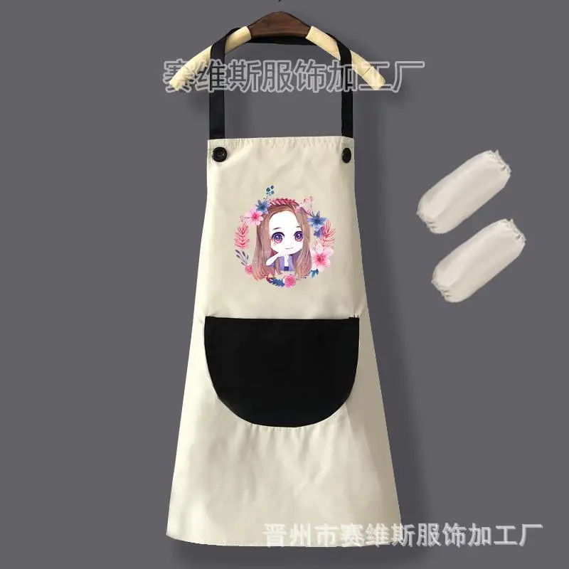Children's Rainbow Painting Apron Sleeveless Protective Baby Cooking Wear - Image 31
