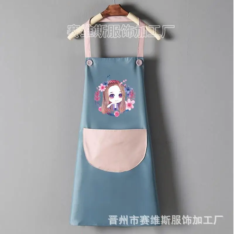Children's Rainbow Painting Apron Sleeveless Protective Baby Cooking Wear - Image 20