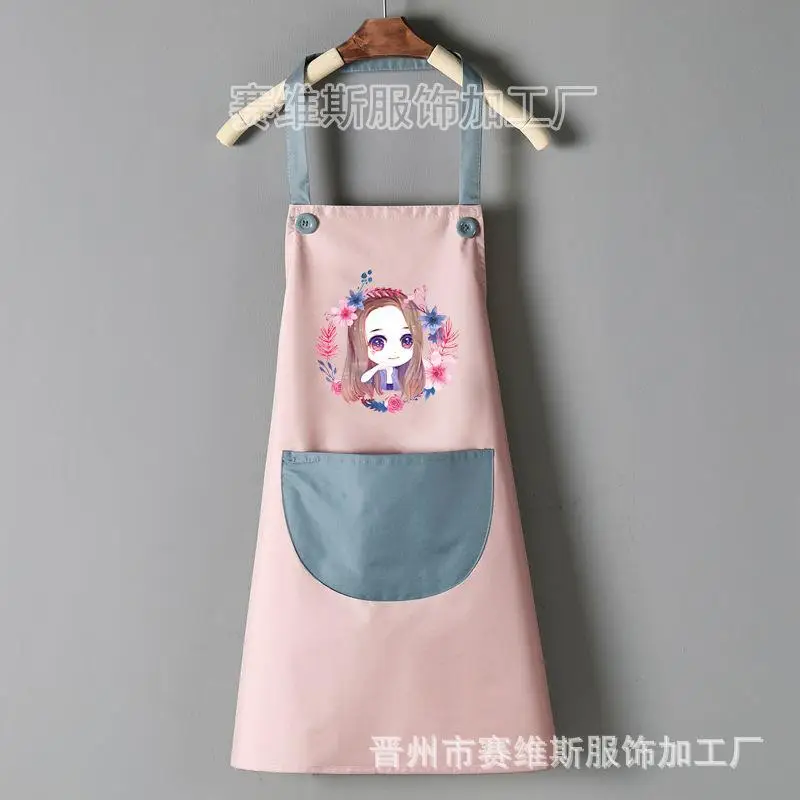 Children's Rainbow Painting Apron Sleeveless Protective Baby Cooking Wear - Image 21