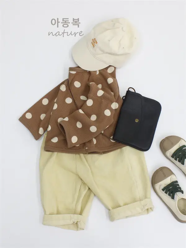 2026 Spring Girls Polka Dot T-Shirt Long Sleeve Korean Style Loose Fit - Image 5