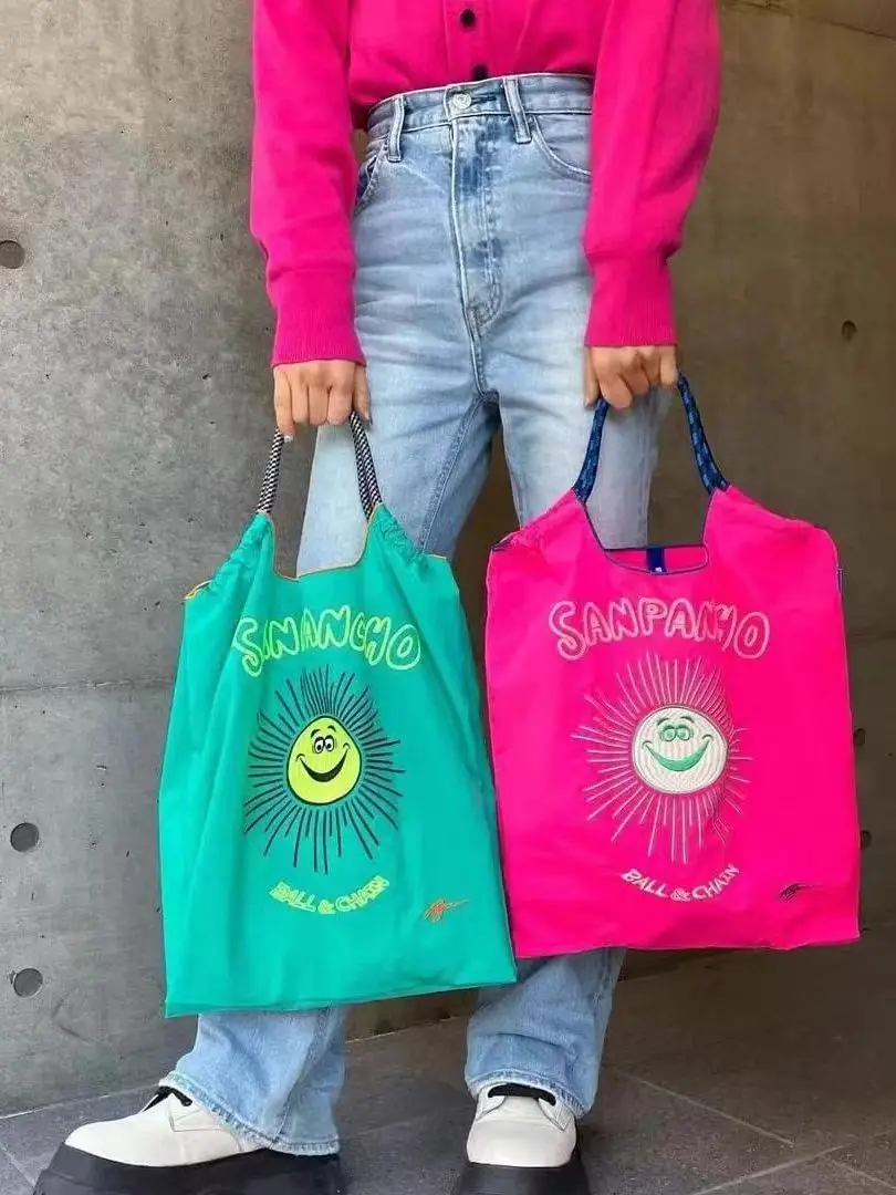 Women's Sunflower Embroidered Canvas Shopping Bag — feature 7